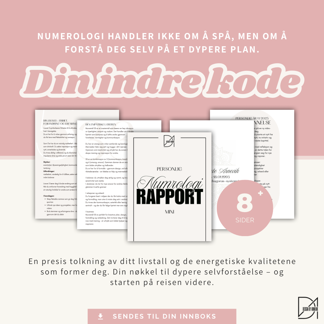 Din indre kode - Numerologirapport