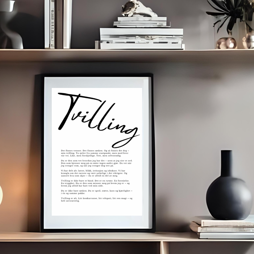 Plakat - Tvilling