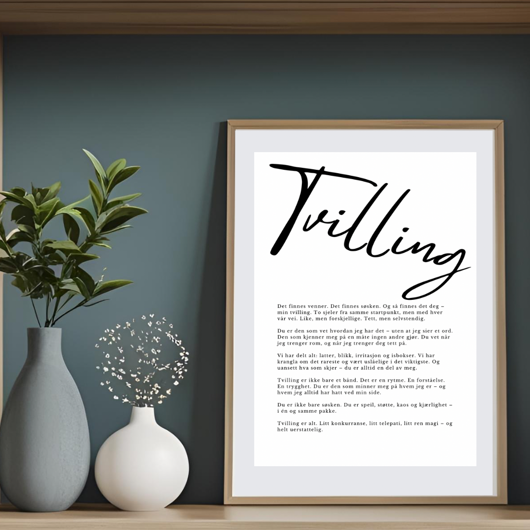 Plakat - Tvilling