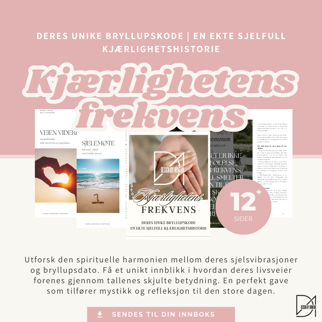 Kjærlighetens Frekvens – Deres unike bryllupskode