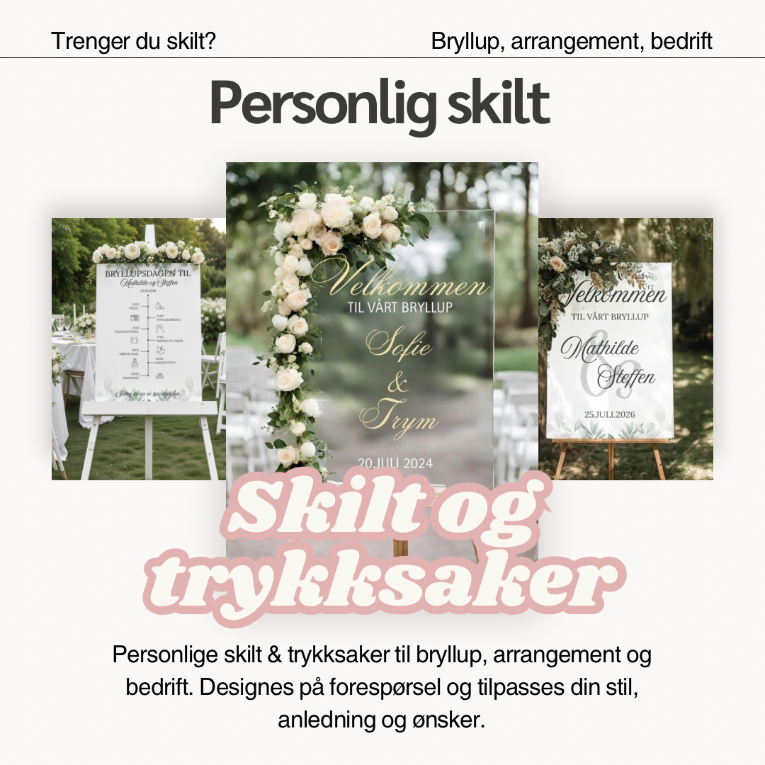 Skilt & trykksaker