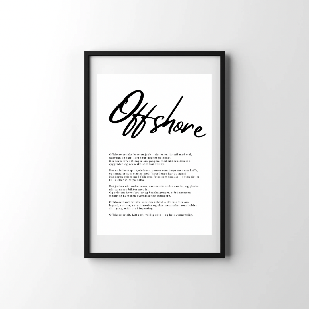 Plakat - offshore