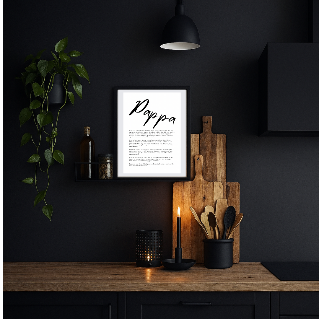 Plakat - Pappa