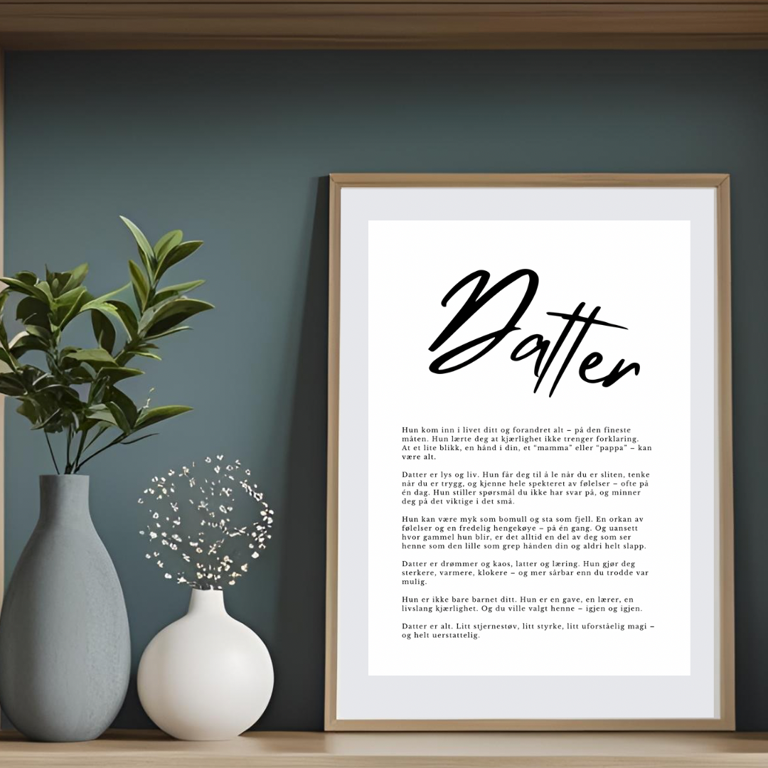 Plakat - Datter