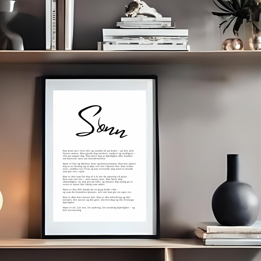 Plakat - Sønn