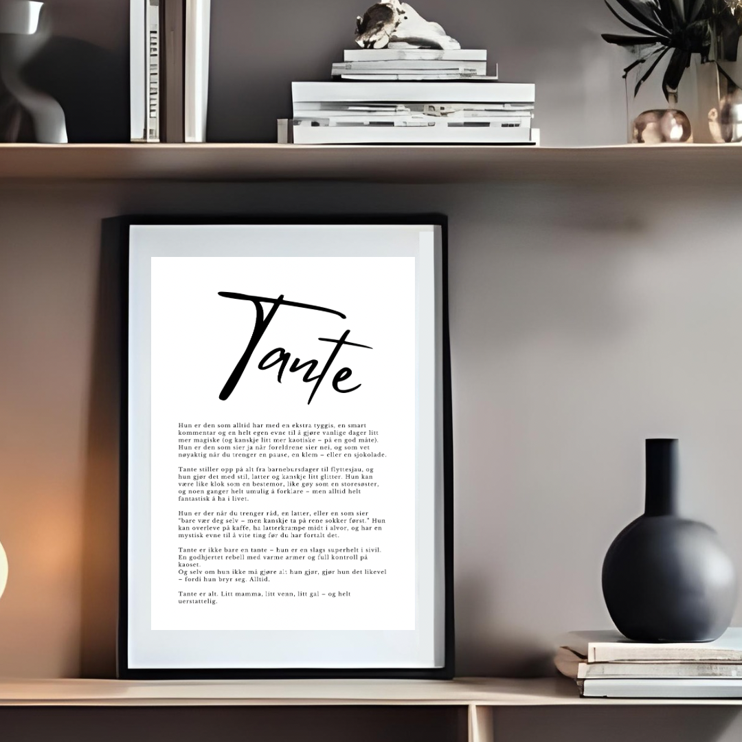Plakat - Tante