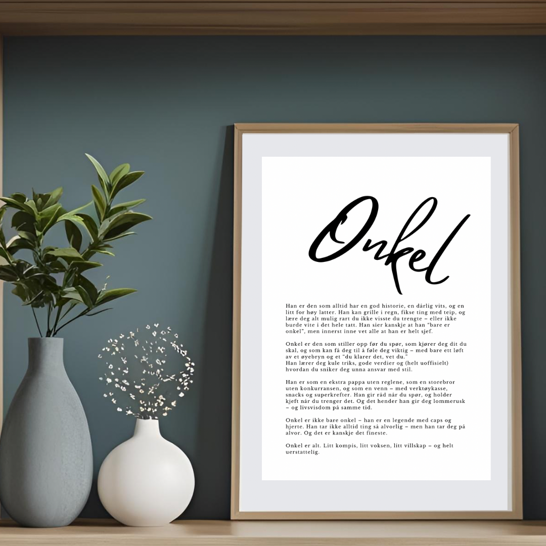 Plakat - onkel