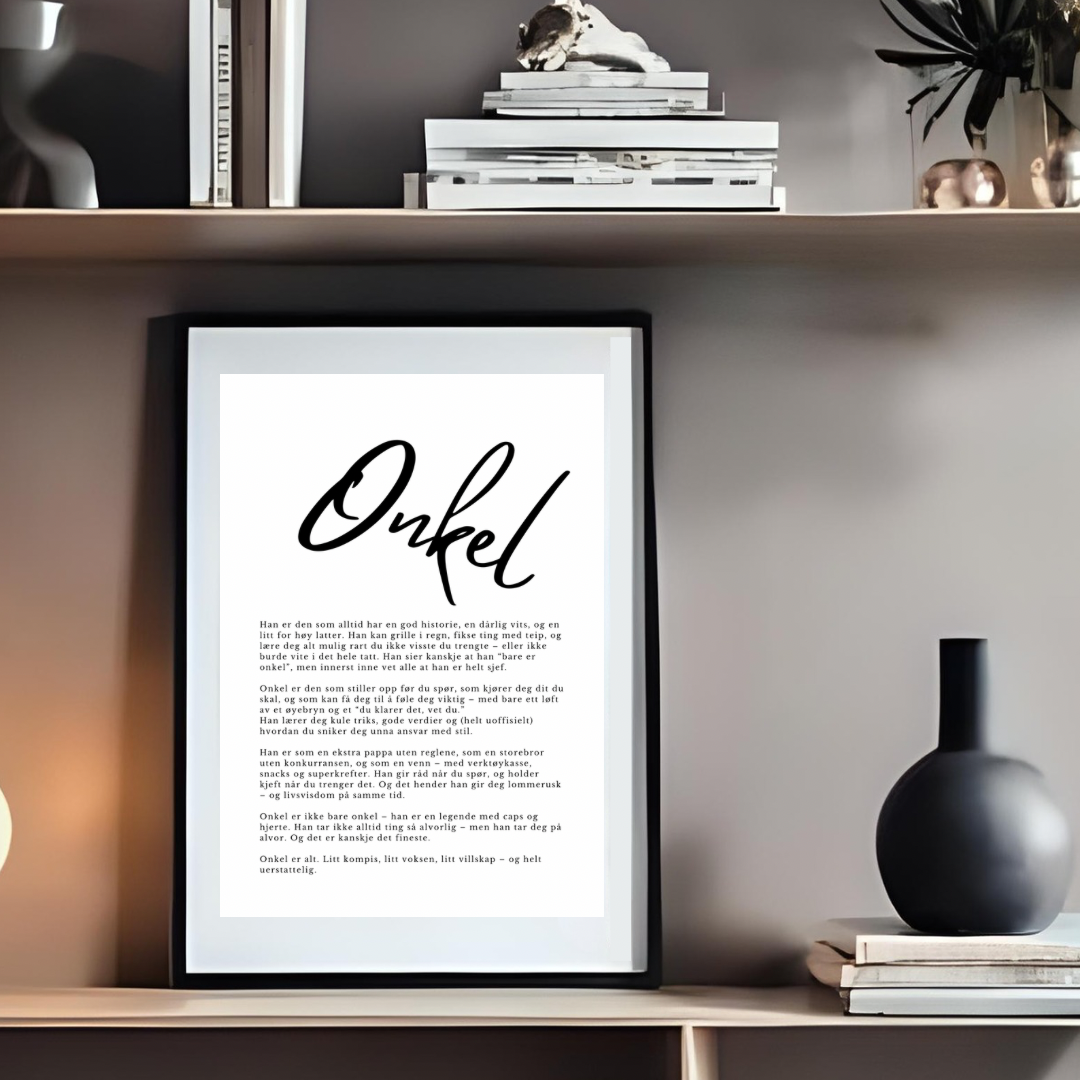 Plakat - onkel