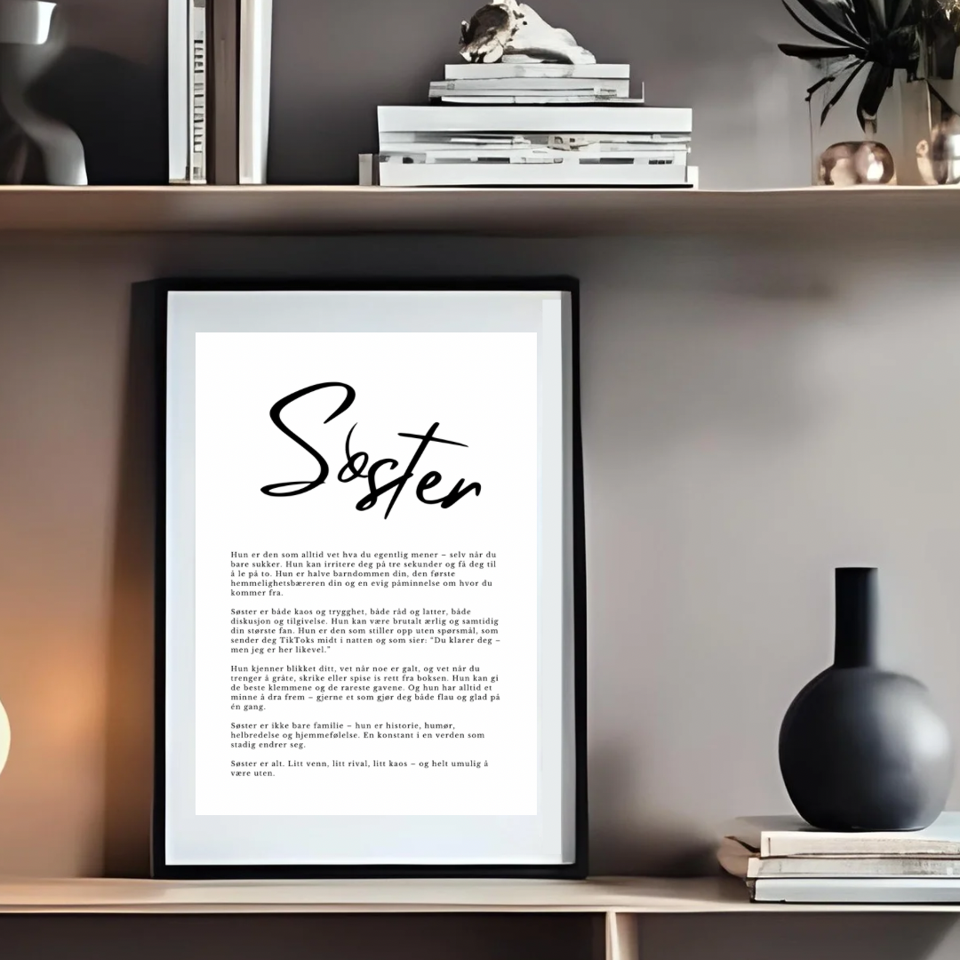 Plakat - Søster