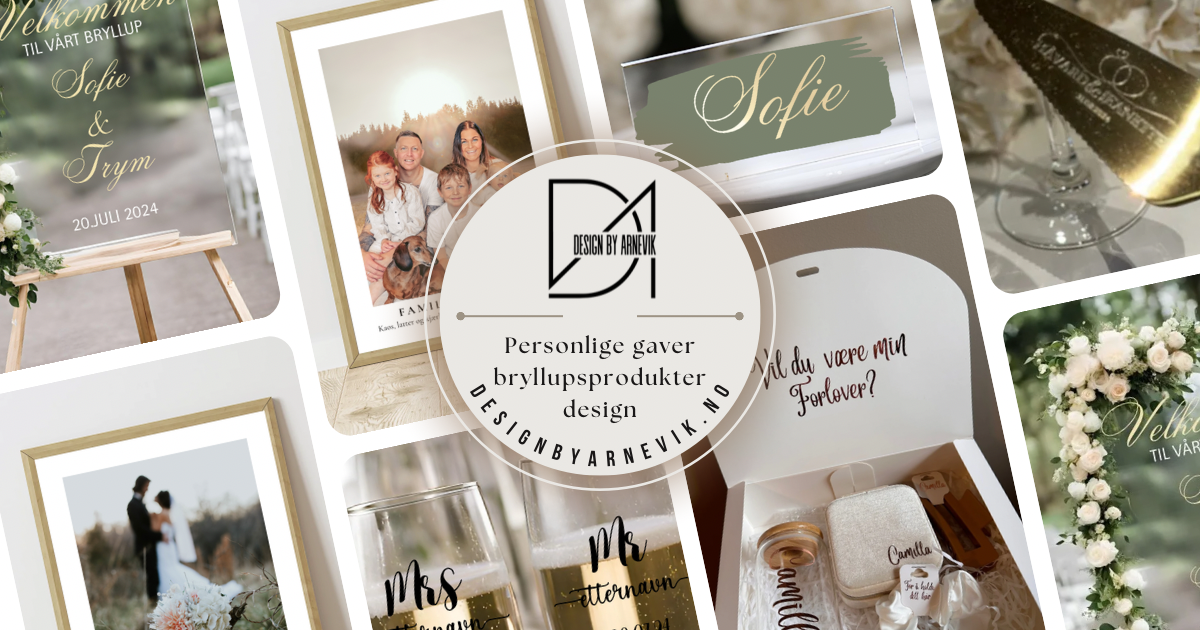 Personlige gaver, design & sjelsprodukter | Design by Arnevik
– Designbyarnevik