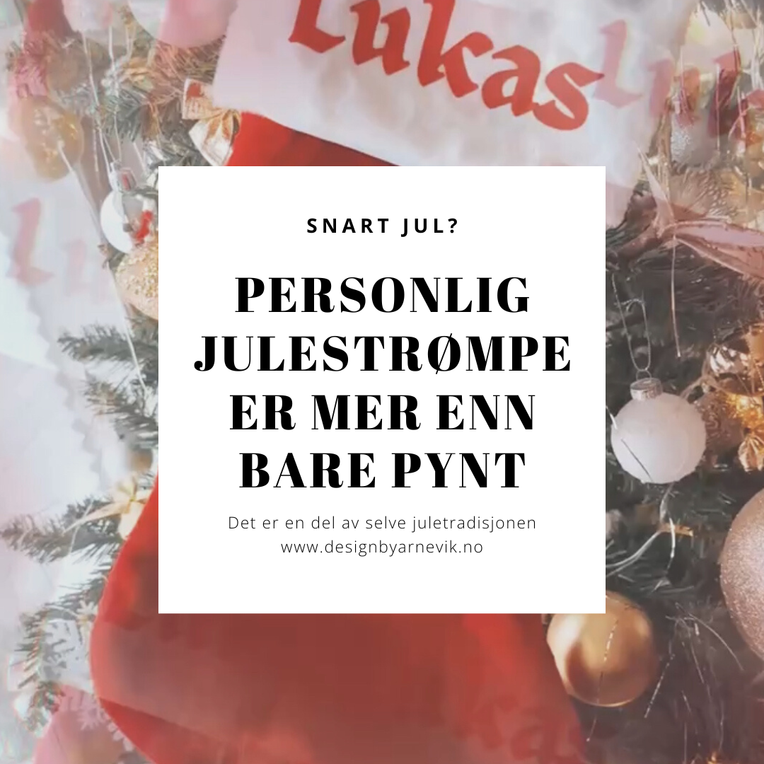 Personlig julestrømpe