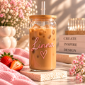 Personlig iskaffekopp med navn – 16 oz