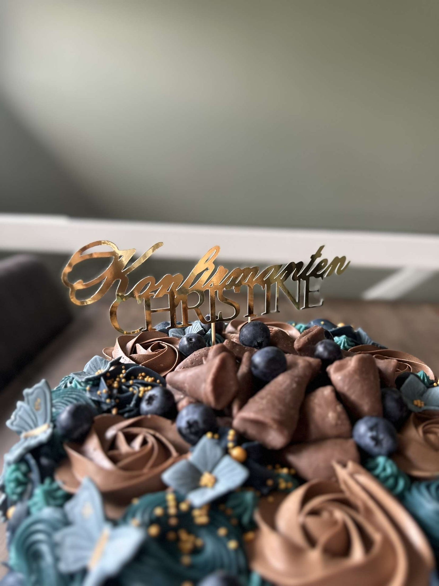 Kakepynt - konfirmasjon