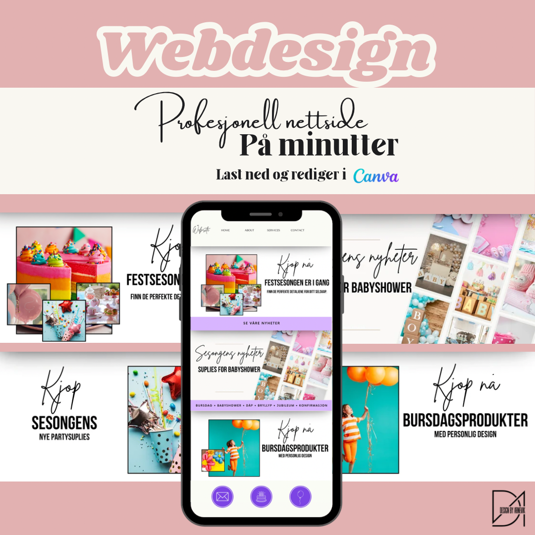 Webdesignmal pakke