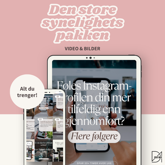 Den Store Synlighetspakken: Video & Bilder