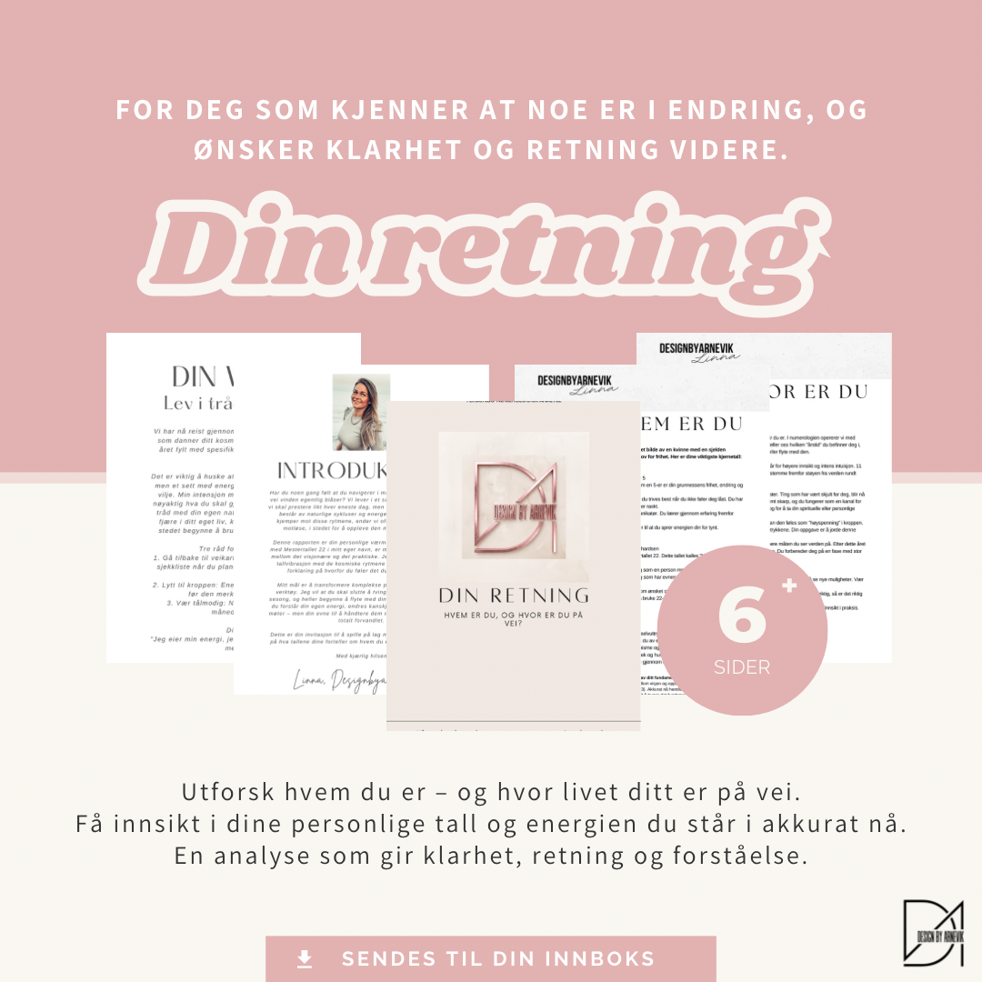 DIN RETNING - hvem er du og hvor er du på vei?