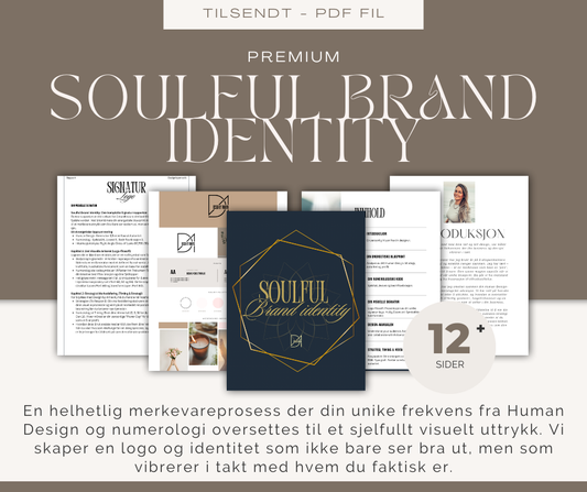 Soulful Brand Identity – Numerologisk Logo & Designpakke