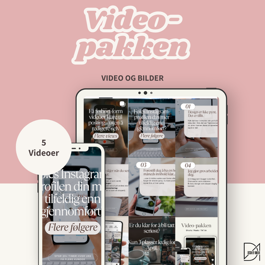 Video-pakken: Shorts / Reels / TikTok (5 videoer)