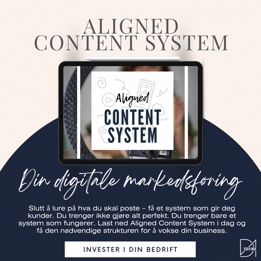Aligned Content System: Slutt å lure på hva du skal poste – få et system som gir deg kunder