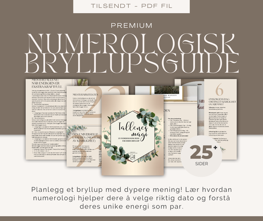 Numerologisk Bryllupsguide: Design deres fremtid gjennom tallene