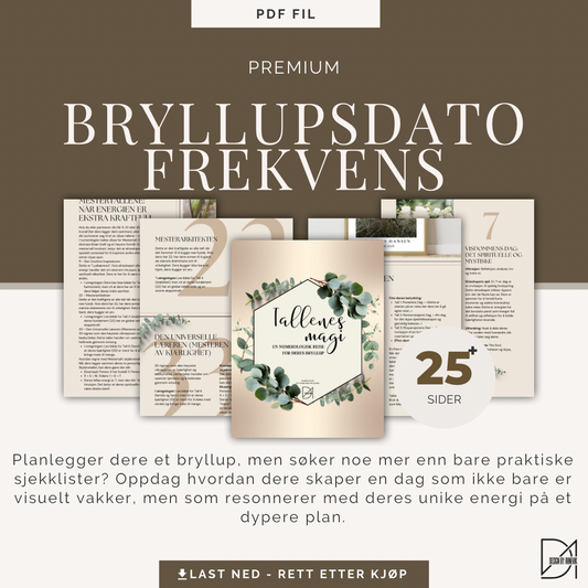 Bryllupsguide - Design deres fremtid gjennom tallene