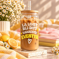 Iskaffekopp med sugerør – La livet bli ditt vakreste eventyr | 16 oz