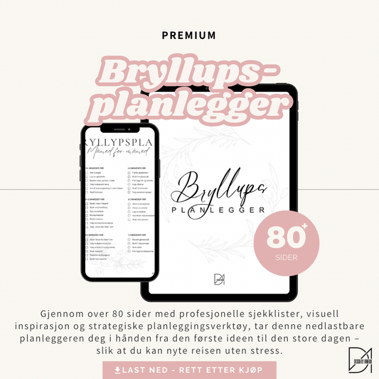 Bryllupsplanlegger - Digital PDF