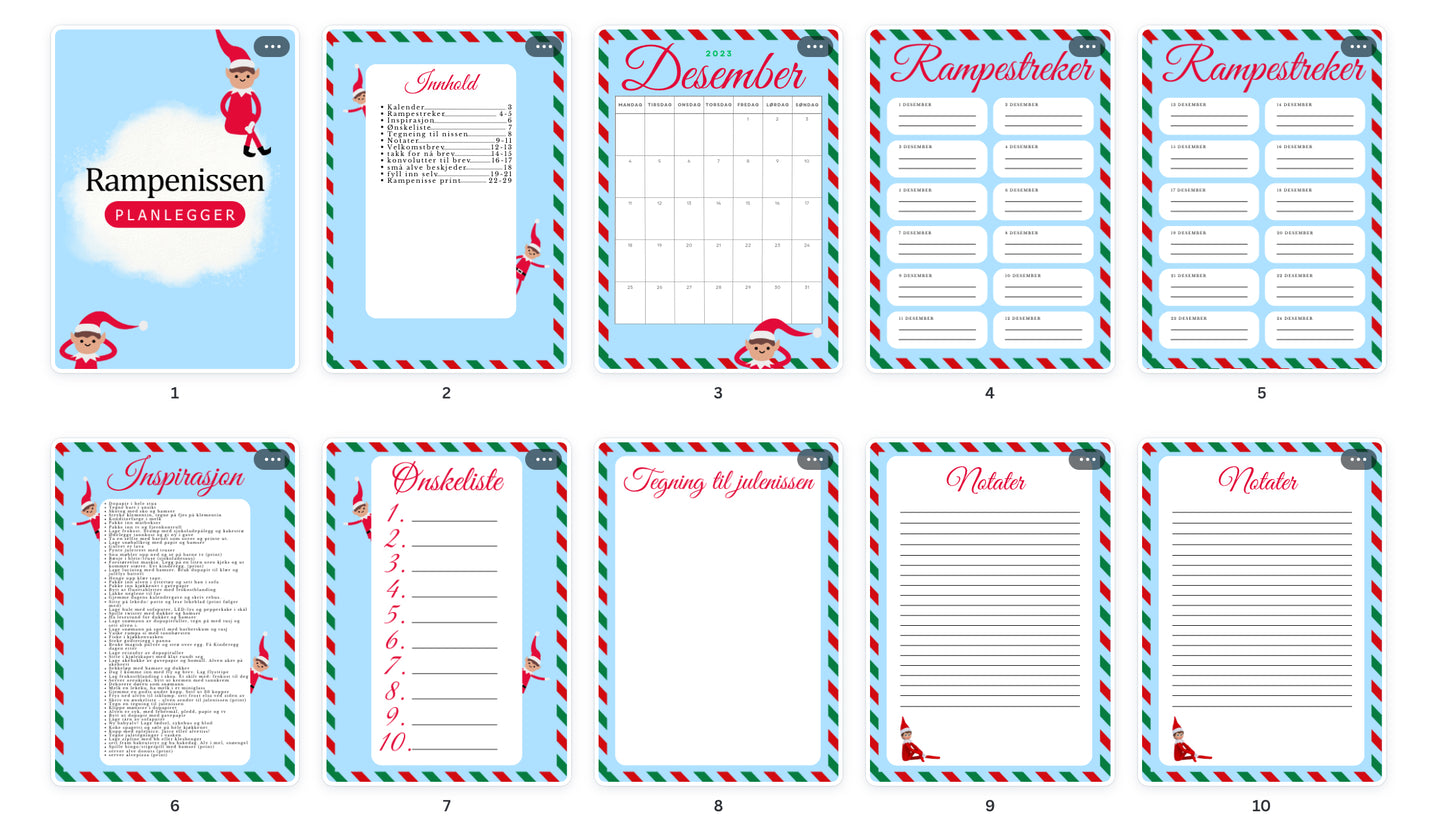 Rampenissen planlegger - førjulstiden