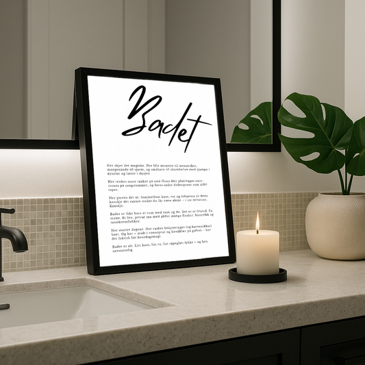 Plakat - Badet