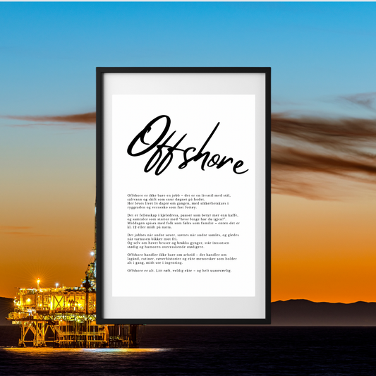 Plakat - offshore