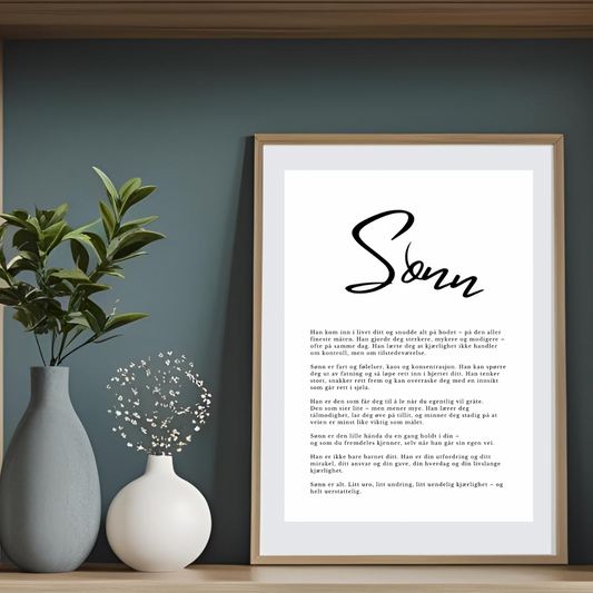 Plakat - Sønn