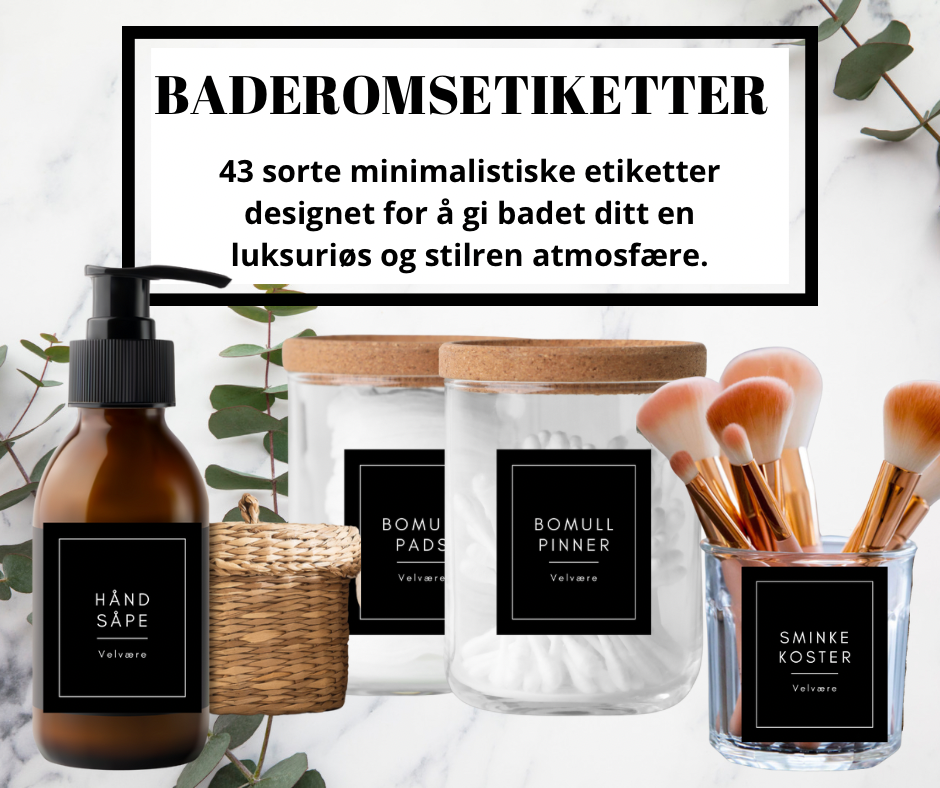 Baderomsetiketter