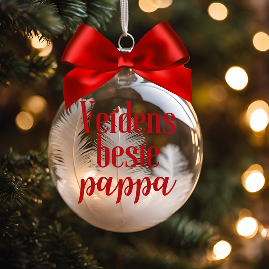 Julekule verdens beste pappa